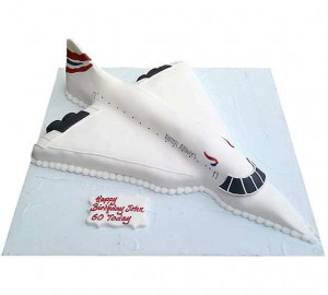 British Airways Concorde Cake | British Airways Birthday Cake ...