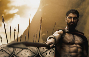 King Leonidas in 300, the movie