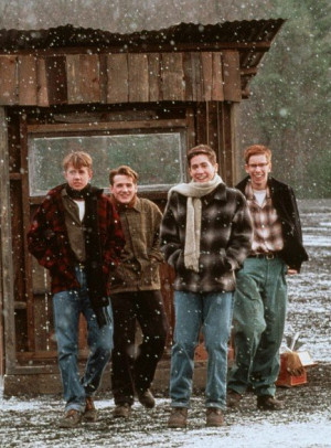 ... , Jake Gyllenhaal, Chad Lindberg and Chris Owen in October Sky (1999