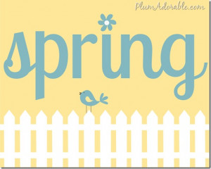 Spring is in the Air Cards from Plum Adorable (four colors)