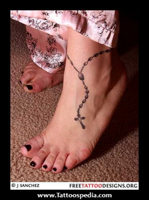 Ankle Quote Tattoo Pictures