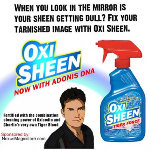 Vh Funny Charlie Sheen Oxi Sheen Product