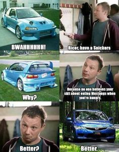 Car meme Honda civic Muscle car