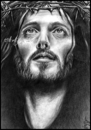 portrait drawings jesus christ pictures