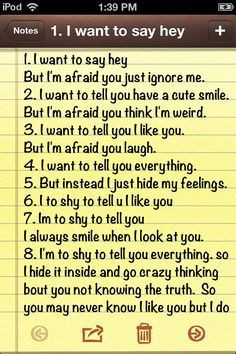 Guy Problem Quotes | To afraid and too shy to tell you these things ...
