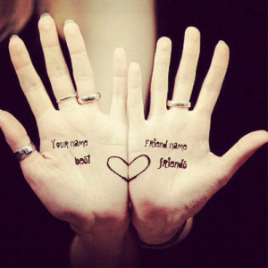 Design your own names of Best Friends