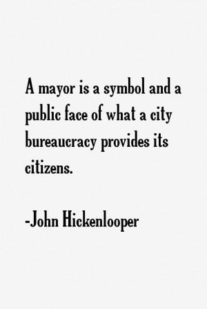 mayor is a symbol and a public face of what a city bureaucracy ...