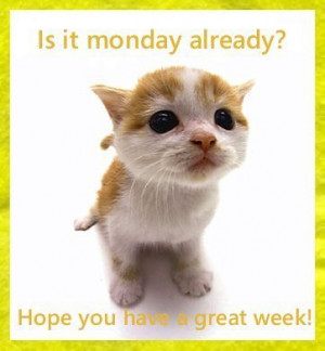 Random Monday: Another Monday? Gah!