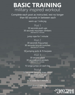 : Military Inspired Workout - This no-equipment 45-minute workout ...
