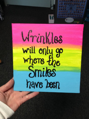 Canvas with Jimmy Buffett quote