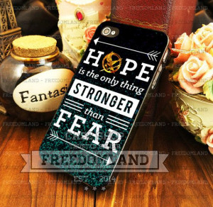 Hunger games hope quotes - iPhone 4/4s/5/5S/5C Case - Samsung Galaxy ...