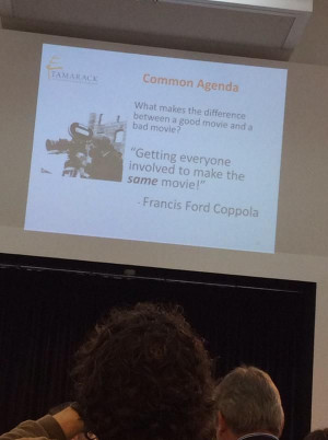 This is @weaverworks favourite slide, a quote from Francis Ford ...