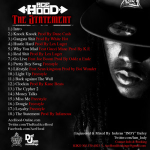Ace Hood - The Statement Mixtape Back
