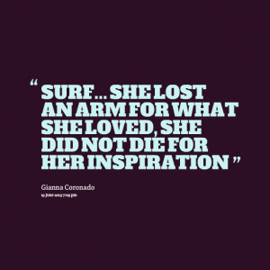 Lost Her Quotes Quotes picture: surf she lost
