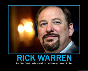... Rick Warren's son, Matthew Warren had committed suicide. Warren wrote