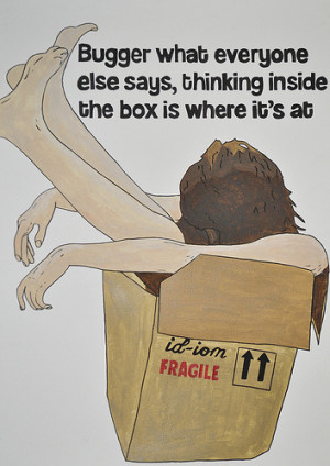 Think Outside The Box Funny