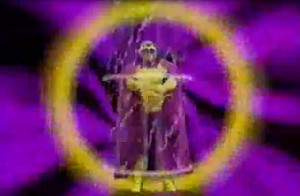Digitally added halos doesn't make you holy, Bibleman.)
