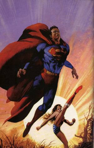 Superman wonder woman Diana Prince clark kent jla - league of one kal ...