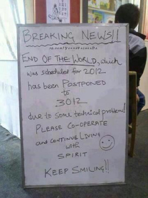 21 december 2012 end of the world funny quotes do you