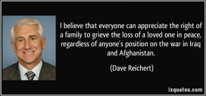 believe that everyone can appreciate the right of a family to grieve ...