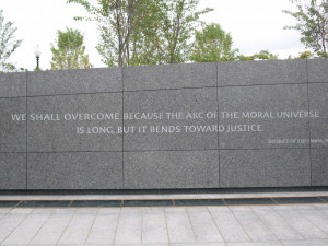... quote has been removed from the Martin Luther King Jr Memorial