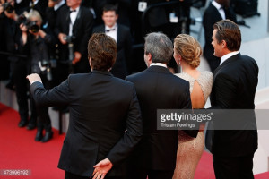Actor Benicio Del Toro director Denis Villeneuve and actors Emily