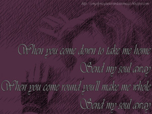 Out Of Exile - Audioslave Song Lyric Quote in Text Image