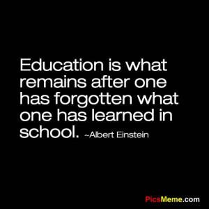 Education - Einstein