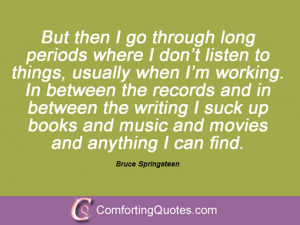 24 Sayings From Bruce Springsteen
