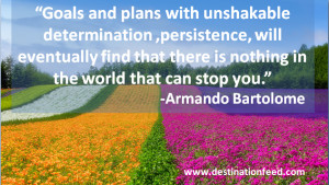 Goals and plans with unshakable determination ,persistence, will ...