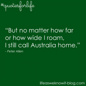 Quotes for life...Australia