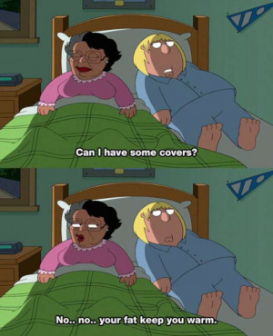 ... ~ Ms. Consuela & Chris Share a Bed But Lets His Fat Keep Him Warm At