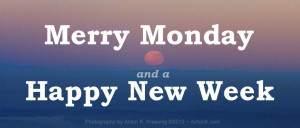 Merry Monday & a Happy New Week ( photo of the Super Moon setting in ...