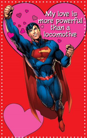 Tarjetas de San Valentín por DC Comics