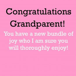 Grandparent Baby Congratulations Wishes and Quotes