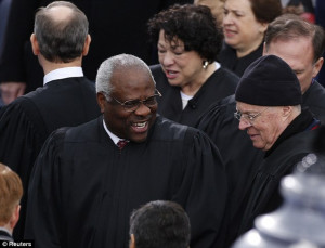 ... is too sensitive about race says Supreme Court justice Clarence Thomas