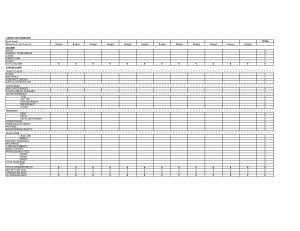 Pin Construction Cash Flow Disbursement Schedule Form Excel