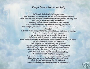 Prayer Premature Baby Poem...