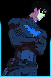 nightwing costume ebay , nightwing young justice costume ,