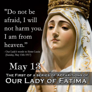 today in the new calendar is the optional feast of our lady of fatima ...