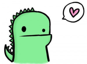 cute, dragon, drawing, green, i love you, in love, love, lover, pretty ...