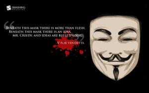 Hugo Weaving as V on V for Vendetta (2005) -You Had Me At... - Sandy ...