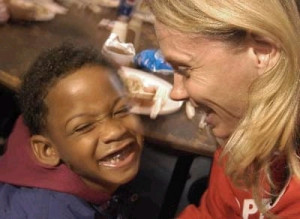 When we work to end childhood hunger, we are giving our love to kids ...