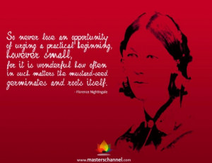 Florence Nightingale Motivational Quote