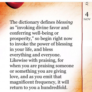blessing ~ invoking divine favor and conferring well-being or ...