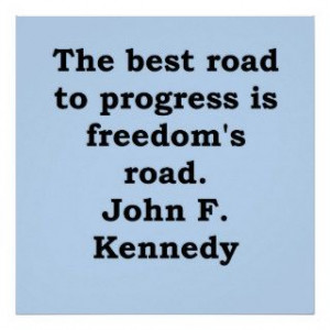 john f kennedy quote poster