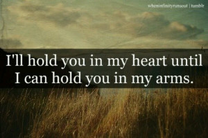 ll hold you in my heart always