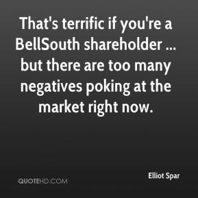That's terrific if you're a BellSouth shareholder ... but there are ...