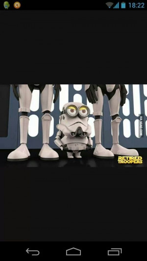 So Adorable! Storm trooper Minion. Despicable, Storms Troopers, Stars ...