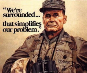 ... General Chesty Puller, patron saint of the United States Marine Corps
